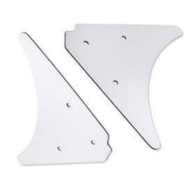 JMCHstore Chrome Stainless Steel Side Frame panel plates for Coleman B200R B200C B200V RB200 Realtree RT200 MEGA moto B212 MAX Mini Bike