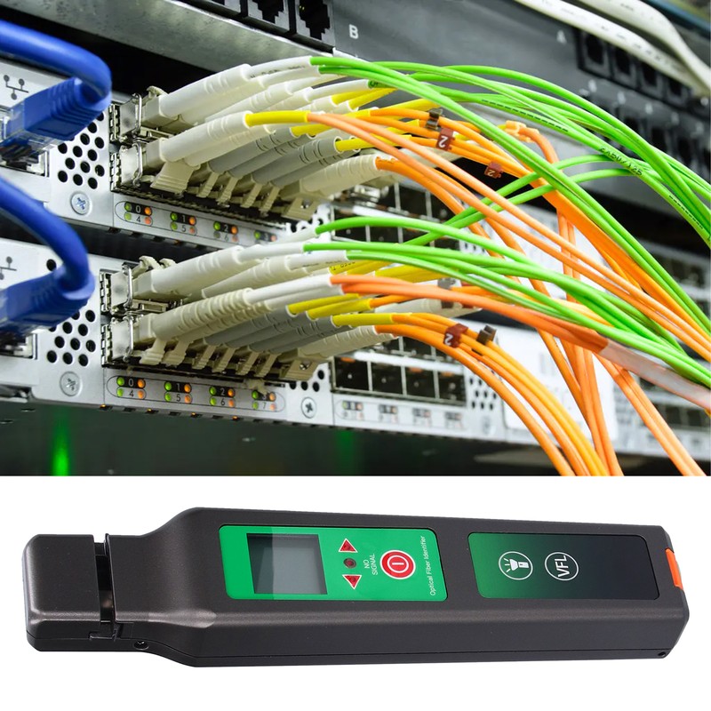 Optical Fiber Identifier VFL Handheld Optical Fiber Detector with LED