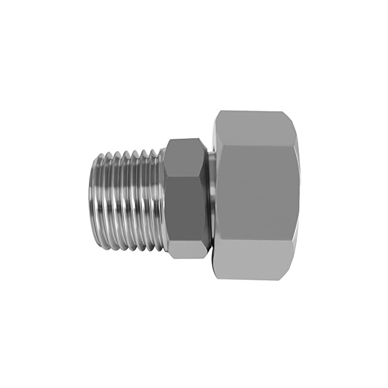 Beduan Stainless Garden Hose Adapter 3/8" NPT Male to 3/4"