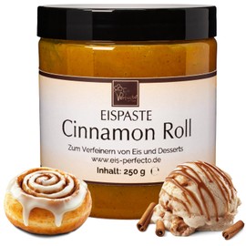 Cinnamon Roll Ice Paste │ Cinnamon Enjoyment Like Freshly Baked Cinnamon Rolls │ Mega Taste │ Refine Your Ice Cream, Desserts, Drinks and More with an Extra Portion of Cinnamon Roll Feeling │ Content