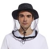 Mosquito Sun Net Hat Cap - Foldable Bug Hat UPF
