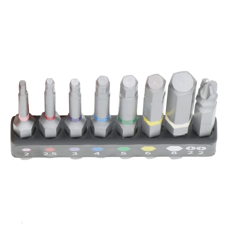 Takagi Earth Man 8 Piece Hex Bit Set, 1/4 inch