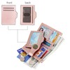 Travelambo Small Womens Wallet with 2 ID Windows, RFID Blocking