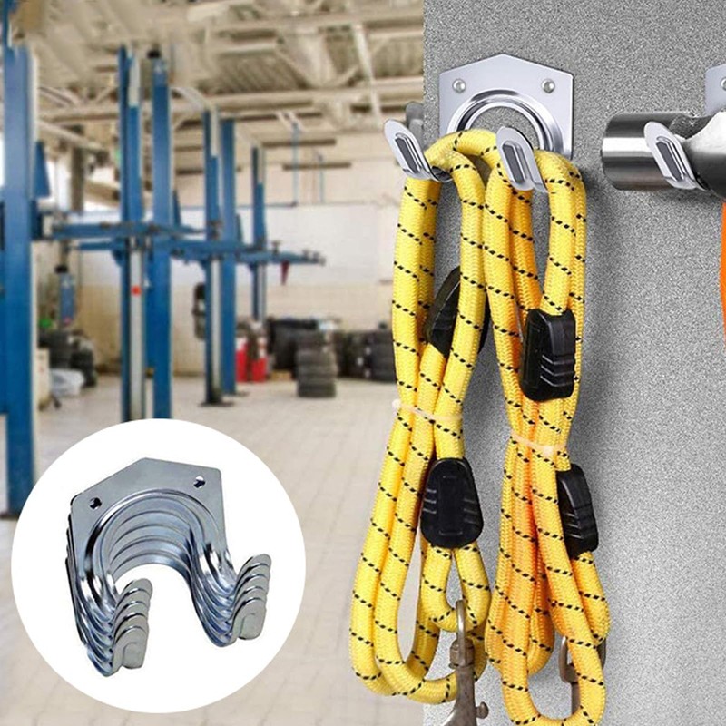 Ieron DIY 10 Pack Tool Hanger Hooks Set, Wall Hooks