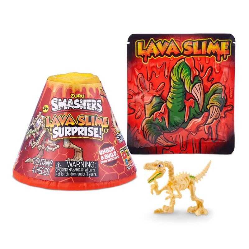 Smashers-Mix-Series 4 Combo Pack Lava Slime Surprise and Mini Light-Up