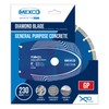 Mexco GPX10 General Purpose Concrete Diamond Blade, Cutting Disc for