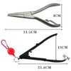 Split Ring Pliers Alligator Grip Fish Catcher Fish Grip with