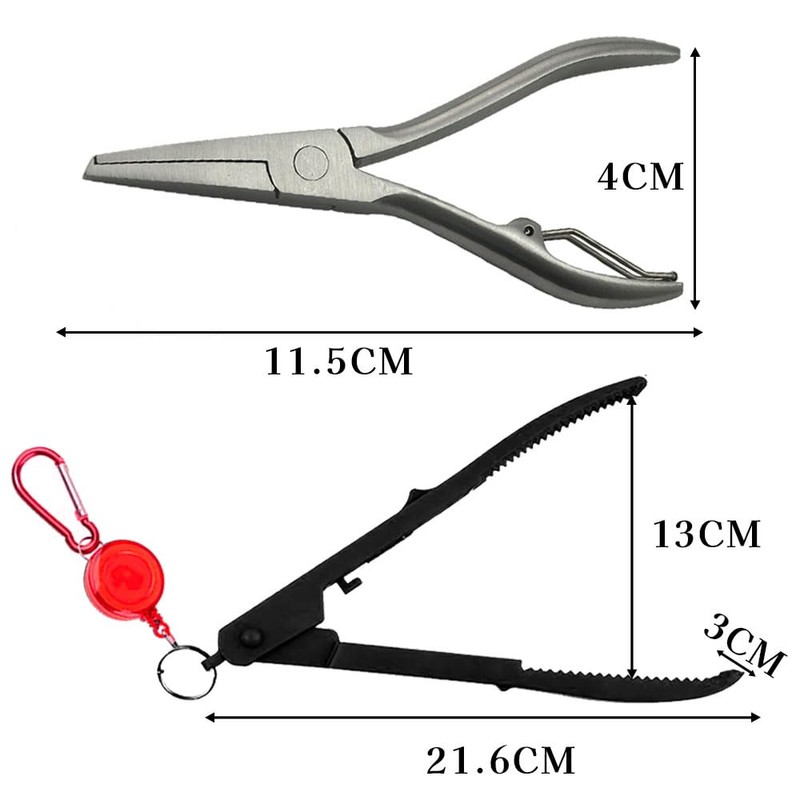 Split Ring Pliers Alligator Grip Fish Catcher Fish Grip with