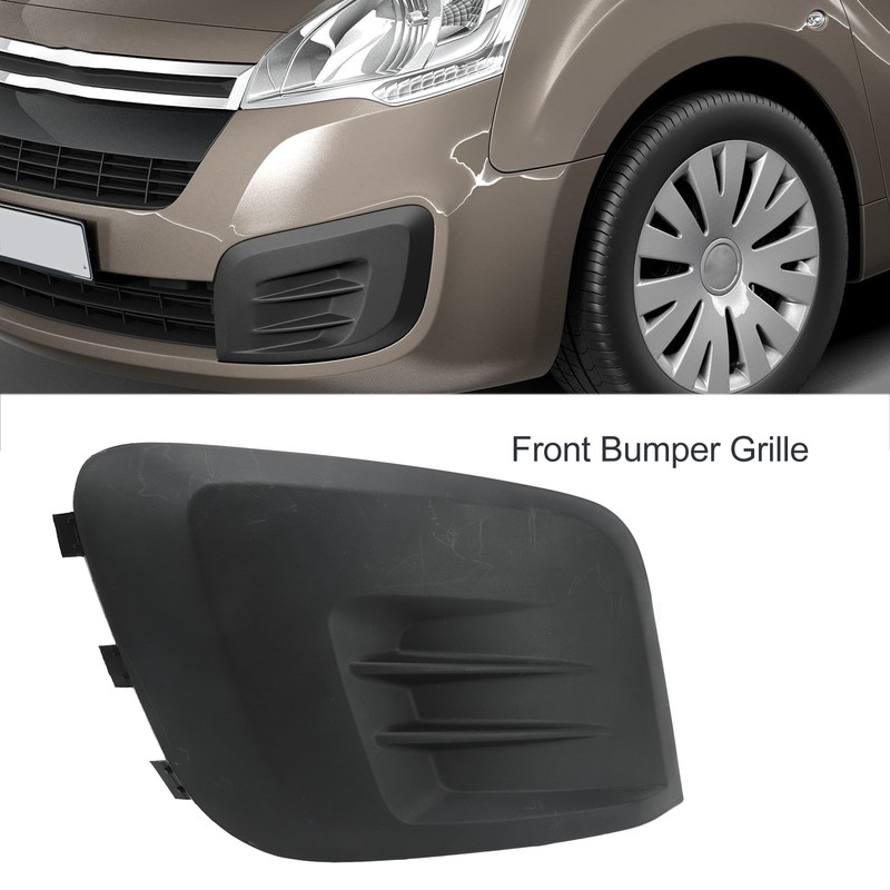 Front Right Bumper Grille 1613564580 Replcement for Citroen Berlingo Without