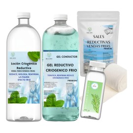 Kit Reductivo Para Vendas Frias Locion Cri Gel Crio Sales Ac
