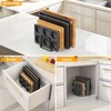 LAEMYFYRE Cutting Board Organizer Kitchen Organizer Rack for Cutting Board,