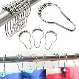 generic 72 Piezas Ganchos Para Cortina De Baño/ganchos Para Cortinas