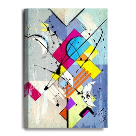 IPIC - Abstract geometric texture illustration. Giclee Print on Canvas Wall Art for Home Decor. 36x24