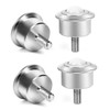 Roller Ball Transfer Bearing Casters - 1 Inch Diameter, M12