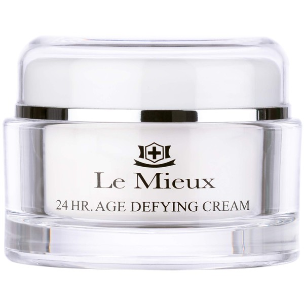 Le Mieux 24 Hr. Age Defying Cream - Hydrating Facial Moisturizer with Hyaluronic Acid & Peptides, Rich Anti-Aging Face Cream, No Parabens or Sulfates (1.75 oz / 52 ml)