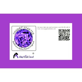 Yogurt Starter Cultures - Pack of 12 Freeze-dried Culture Sachets for Balkan Style Plain Yogurt (12)