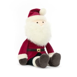 Jellycat Jolly Santa Stuffed Animal, Huge 23.5 inches | Christmas Plush Toy and Décor