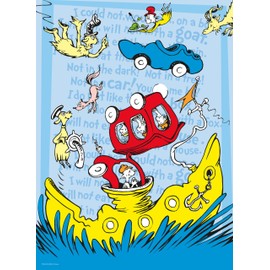 Buffalo Games - Dr. Seuss Enterprises - I Will Not Eat Green Eggs and Ham - Jigsaw Puzzle - Perfect for Game Nights - Finished Size is 15.00 x 11.00