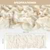 Artoid Mode Boho Beige Gauze Wedding Cheesecloth Table Runner, Seasonal