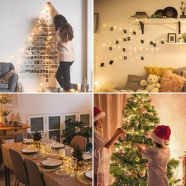 32M Plug-in Fairy Lights Waterproof String Lights with 8 Modes Switch,ALED LIGHT Warm White 320 LEDs Copper Wire Lights Fairy Lights 24V Indoor Outdoor Decor for Bedroom,Patio,Garden,Balcony,Xmas
