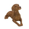 Sandicast Small Size Vizsla Sculpture, Lying