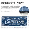Lansny Laundry Room Rug Runner 20"x48" Non Slip Waterproof Laundry