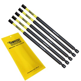 5 x SabreCut SCRSL5152_5 152 mm SL5 Slotted Magnetic Impact Wrench Drill Bits Set One-Ended High Performance for Dewalt Milwaukee Bosch Makita and others