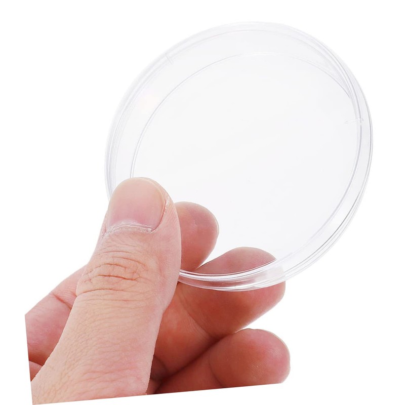 KICHOUSE Glass Design Petri Dishes Flat Bottom 100mm High Borosilicate