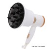 Anself Hair Dryer Diffuser Adjustable Blow Dryers Diffuser for Curly