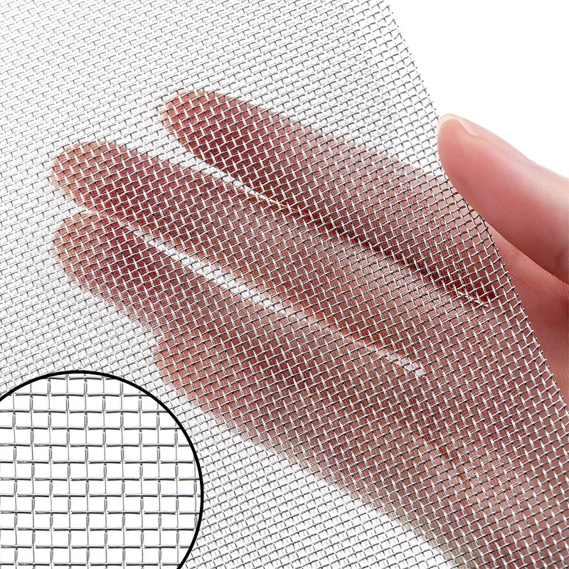 SATINIOR 2 Packs Stainless Steel Woven Wire Mesh Rodent Proof