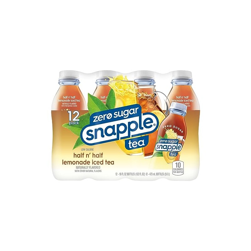 Snapple, Half & Half Lemoande Iced Tea, 16 Fl Oz,