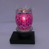 Crystal Clear Purple Contemporary Glass Design Plug-in Aroma Warmer and