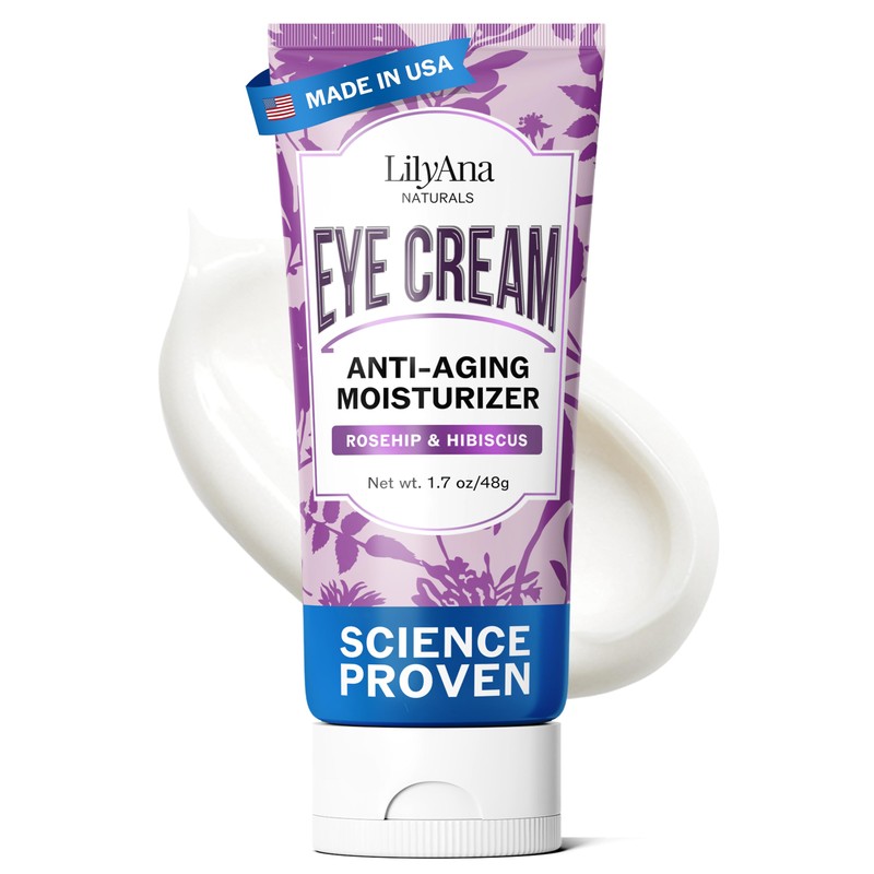 Eye Cream Moisturizer (1.7oz) 94% Natural Anti Aging Skin Care