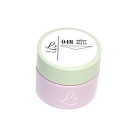 Color Gel Domestic Cosmetics Registered Gel Nail Matte Color 0.2 oz (5 g) LED / UV Light Compatible 04M Amber White Professional Nail Single Item White