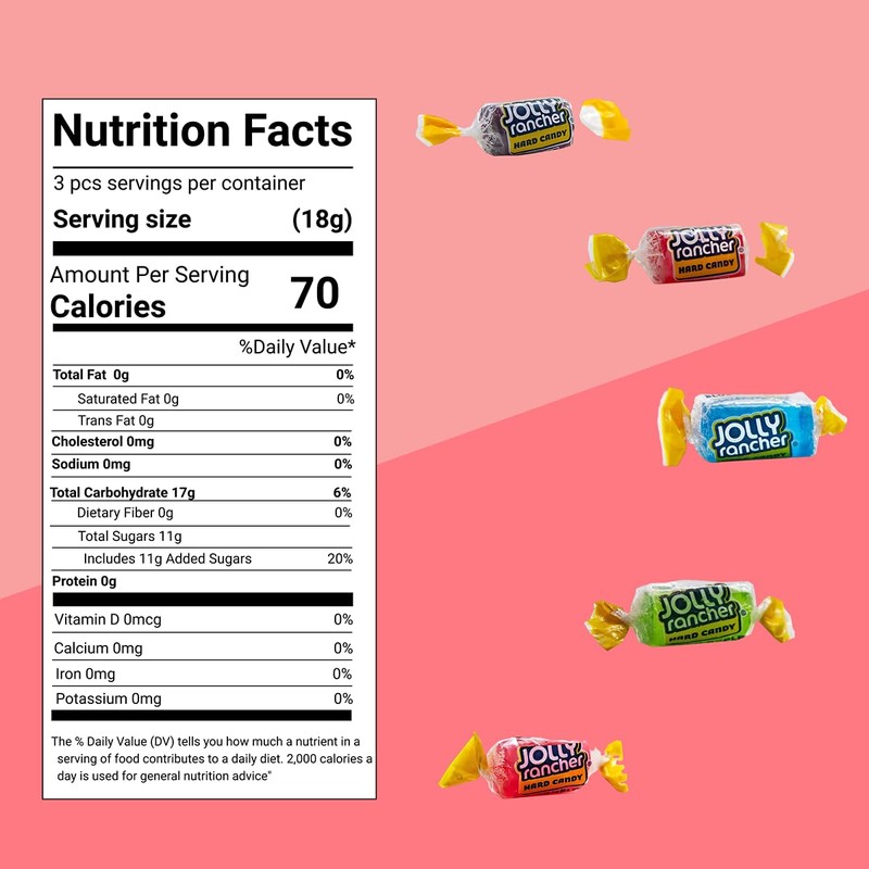 Obelys Assorted Hard Candy - Jolly Ranchers Fruit Flavored Candies