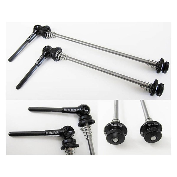 dixna (dyizuna) Stick Titanium habukuikkuriri-zu Front and Rear Set Black