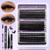 Segmented False Eyelashes Extension Kit, 270pcs/box Curling Eye Lash with
