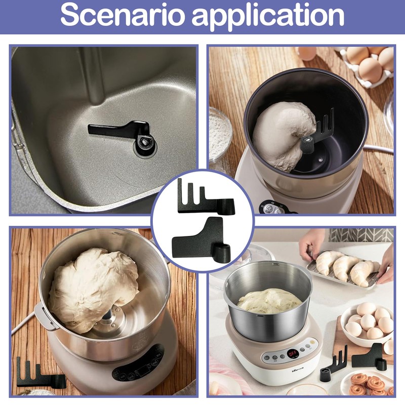 2 Pack Bread Maker Paddle for Panasonic Breadmaker, Kneading Mixing