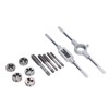 12Pcs Drill Tap Die Wrench Manual Thread Tapping Tool Set