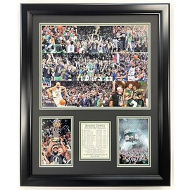 Boston Celtics | 2023-2024 Champions | Framed Photo Collage | 2 Sizes and 3 Styles | (Mosaic, 18"x22")