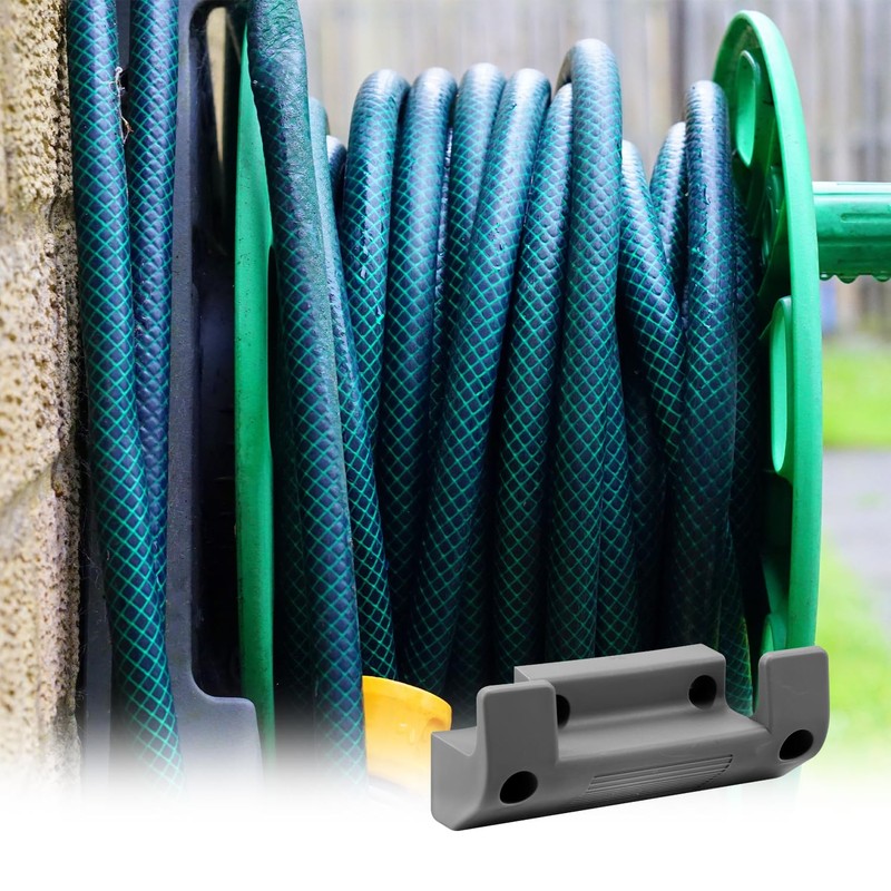 Rumyve 2set Garden Hose Pipe Hanging Holder,Hose Pipe Hanging Bracket,PVC