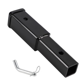 CPROSP 8'' Hitch Extension/Extender, Fits for 2" Receiver Tube Tow Bar Steel Shank Heavy Duty 6000 lbs, Hitch Receiver Extension with 5/8'' Pin Hole