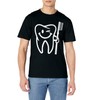 Smiling tooth with toothbrush T-Shirt