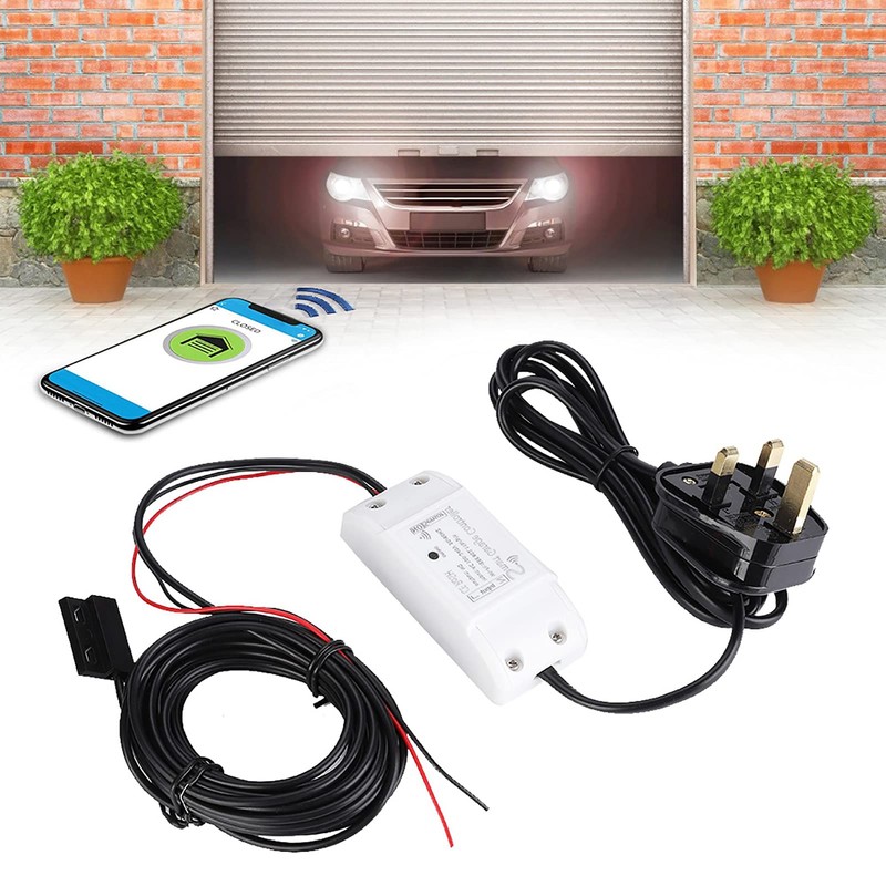 WiFi Garage Door Opener, Smart Garage Door Controller, Universal Multi-user