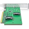 PCIe 4.0 x16 to Dual SFF-8654 Adapter Card for U.2