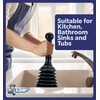 Luigi's Sink and Drain Plunger for Bathrooms, Kitchens, Sinks, Baths