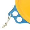 CHUMS CH62-1731-A081-00 Camper Dish Outdoor Plate, Blue/Yellow, Diameter 9.1 x