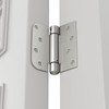 goldenwarm 3pack Satin Nickel Brushed Door Hinges 4 Inch Self
