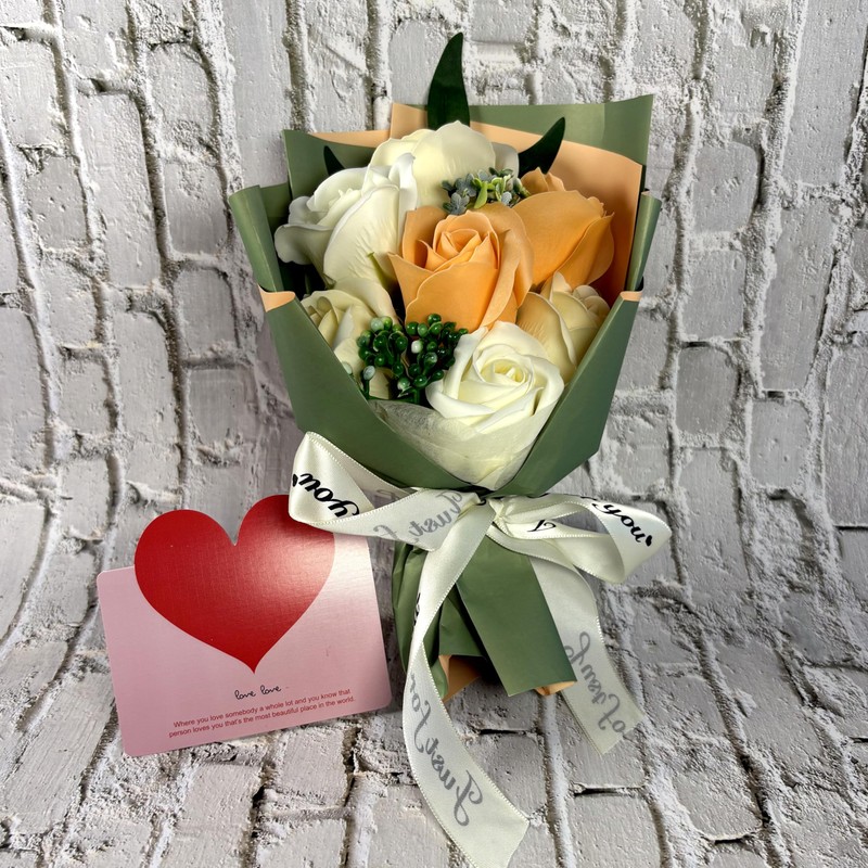 Artificial Soap Flower Bouquet Gift Soap Flower Soap Flower Faint