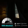Sovtfides 100% Blackout Magic Tape Stick On Curtains Window Shades